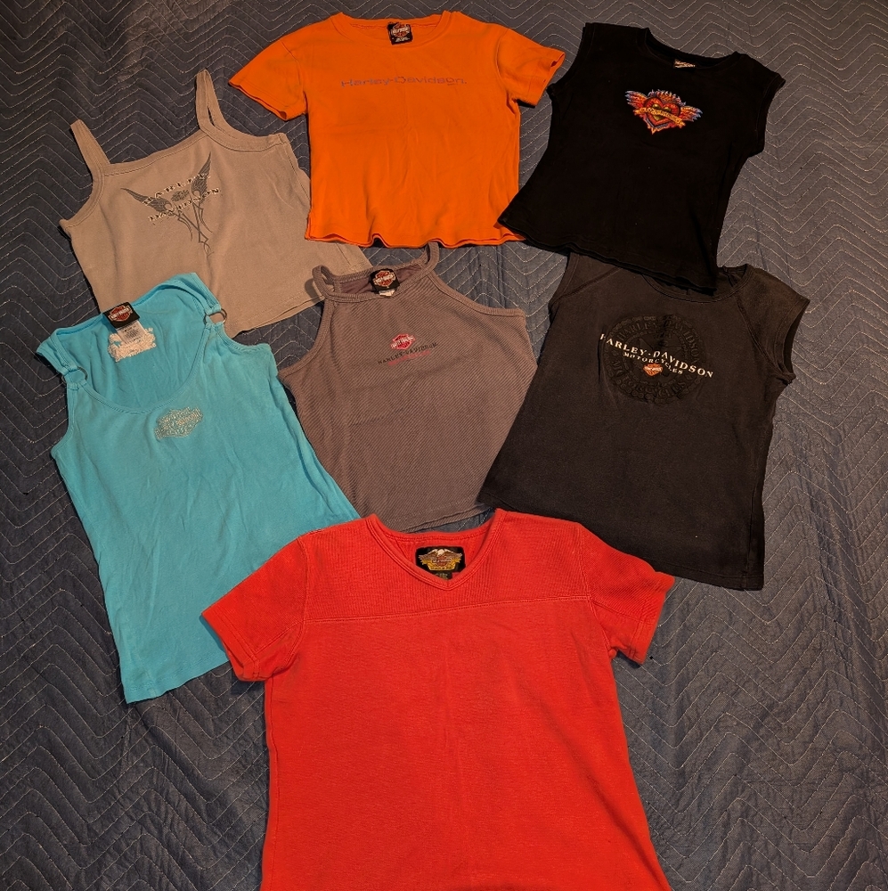 Closet Clear Out- Harley-Davidson Women's T-shirt & Tank Size Medium Bundle